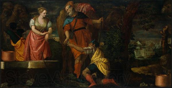 Paolo Veronese Rebecca at the Well Norge oil painting art